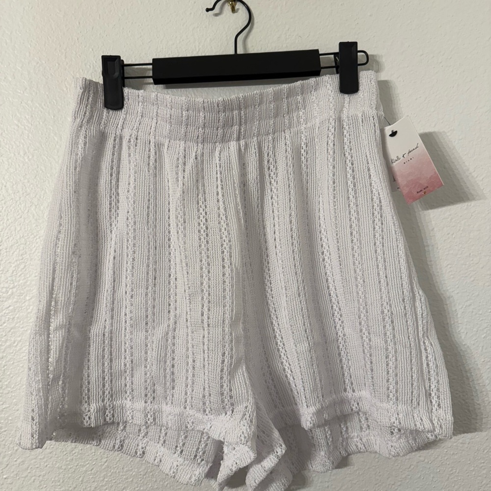 White Lace Women's Shorts